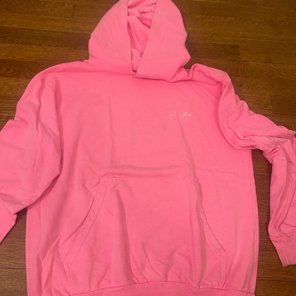 Talentless women’s lightweight hoodie- neon pink